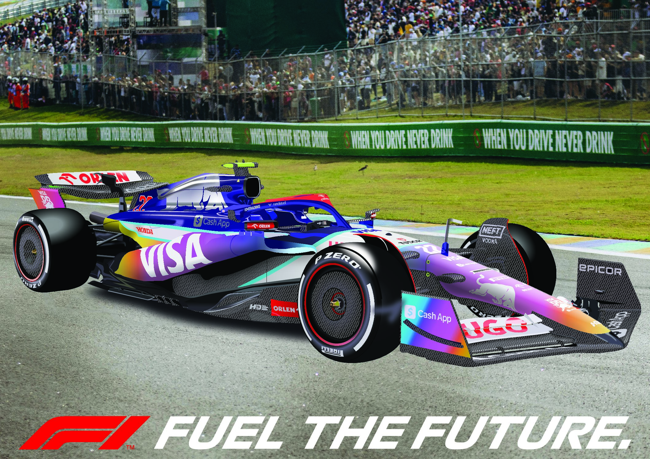 F1 VCARB Vector Illustration