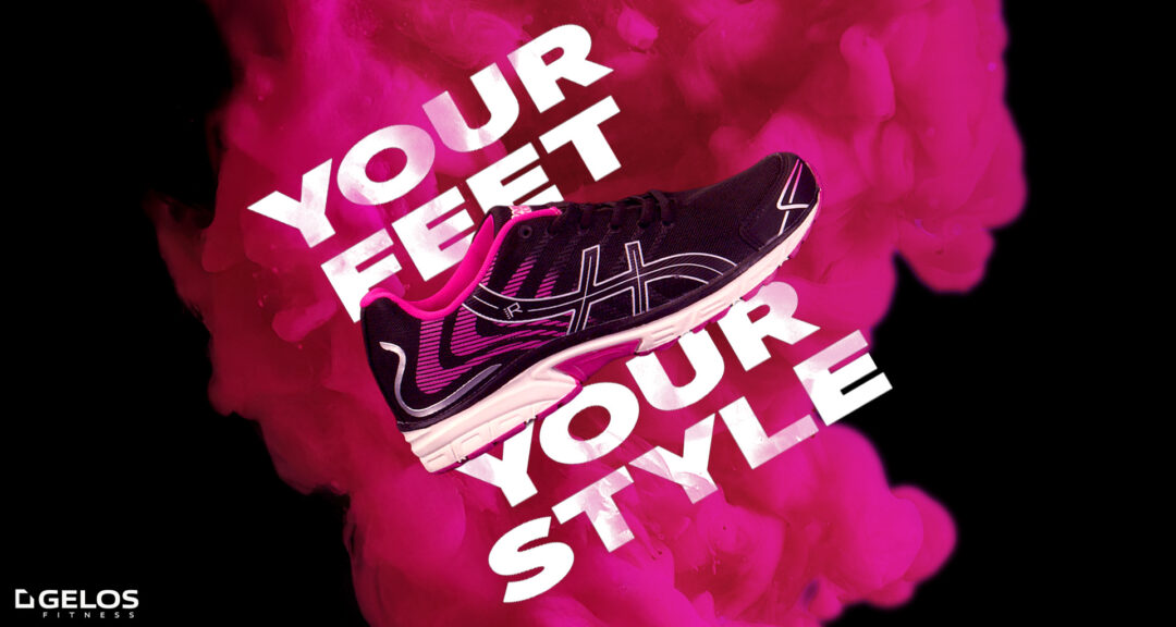 Gelos Fitness Shoe Advertisement