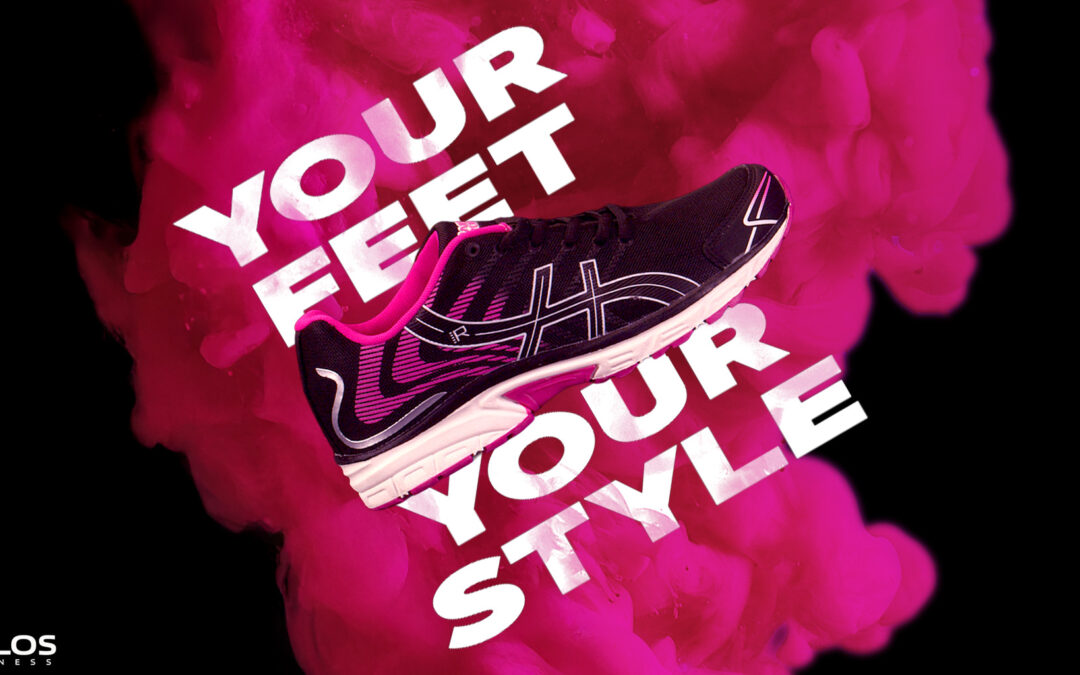 Gelos Fitness Shoe Advertisement