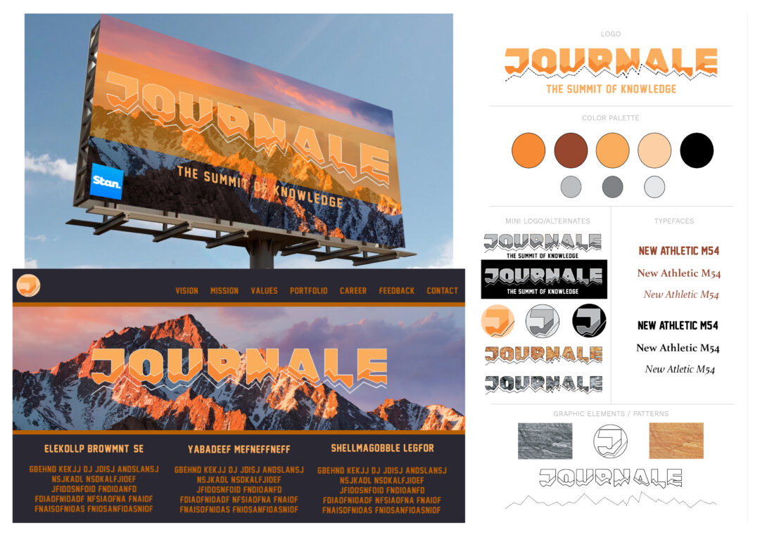 “JOURNALE” TV Show Branding